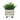 Beige Round Ceramic Scribble Footed Planter