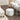 Footstool With Wooden Shelving