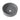 15.7" Modern Circular Cement Gray Countertop Bathroom Washbasin