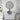 15.7" Modern Circular Cement Gray Countertop Bathroom Washbasin