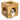 15.7" Natural Rattan Cat Bed with Rattan Ball and Cushion