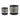 Black White Vertical Lines Round Planter