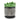 Black White Vertical Lines Round Planter