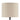 17.32" White Textured Ceramic Table Lamp with Two Tone Base