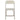 17.5" Beige Plastic Folding Chair with Steel Frame 
