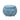17.7" Blue Round Woven Storage Ottoman