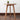 a close up view of a wooden end table