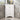 17" Corner White Triangle Bathroom Cabinet with Adjustable Shelves