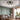 18.5" Modern Green Caged Metal Flush Mount Ceiling Fan with Lights and Remote Control