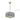 A dimension Image of the 18.9" Transparent Black 5-Light Round Crystal Pendant Light Chandelier