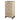 18" Natural Rattan 2-set Dresser Storage Cabinet with 4 Drawers and Metal Legs