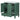 18"x30" Modern Green Freestanding Bathroom Vanity Cabinet Combo Set with 3 Drawers and a Soft Closing Door
