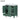 A dimension Image of the 18"x30" Modern Green Freestanding Bathroom Vanity Cabinet Combo Set with 3 Drawers and a Soft Closing Door