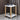 19.37" Modern 2-Tier Space End Table - White & Oak