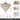 A dimension Image and material of the 19.7" Contemporary Round 5-Tier Gold Crystal Semi Flush Mount Large Chandelier