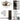 A dimension Image of the 19.7" Minimalist Brown LED 5-Blade Ring LED Chandelier Ceiling Fan with Remote Control