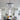 19.7" Modern 3-Tier Luxury Black Pendant Light Crystal Chandelier