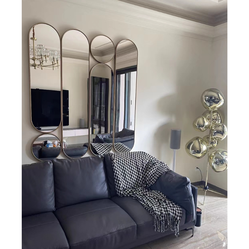 Contemporary Wall Mirror for Living Room Decor CharmyDecor