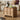 2 Drawer Nightstand Image. A wood nightstand in natural in a living room scenery