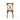 2-Pack Farmhouse Resin Cross Back Chair with Natural Finish