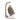 a 2-person outdoor hanging egg chair image, with a brown finish and a sturdy metal frame
