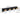 A dimension Image of the 20.8" Modern Black Gold 4-LED Bulbs Crystal Glass Bathroom Vanity Light