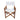 23" Modern White Wooden Folding Chair