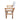 23" Modern White Wooden Folding Chair