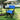 23" Modern Blue Home Director's 2 Piece Folding Chair