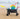Black Blue Folding Wagon Garden Cart