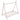75" Pink Metal Play House Bed Tent With Slat For Kids