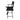 20.8" Modern Black Home Director's 2 Piece Folding Chair