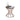 Spiral Round Glass Top Side Table