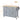 54.3" Grey Blue Kitchen Island Cart
