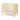 Natural Convertible Mini Solid Wood Crib