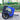 45.7" Blue Air Wheel Bike With Foldable Bicycle Trailer For Dogs
