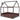 Espresso Solid Wood House Bed Frame