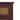 22.1" Red Natural Rattan 2-Drawer Nightstand