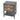 Gray Natural Rattan Side Table Nightstand