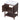 Brown Elegant Ceramic Sink Bathroom Vanity