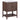 Brown Elegant Ceramic Sink Bathroom Vanity