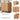 18.1" Burly Wood Bathroom Vanity Set