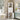 23" White Tall Bathroom Corner Cabinet with 3 Drawers and Adjustable Shelves