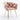 Simple Pink Velvet Sofa Accent Chair