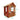 42" Golden Red Wooden Kids Playhouse