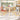 23.6" White Animals Themed Wooden Kids Table and Chair Set - 5 piece