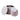 26" Pink Nesting Round Storage Ottoman Coffee Table with Wooden Lid - Set of 2