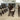 18" Chocolate Fruitwood Wood Folding Chair