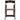 18" Chocolate Fruitwood Wood Folding Chair
