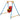 Multicolor Toddler Backyard Metal Swing Set
